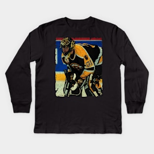 Blaine Lacher, 1995 in Boston Bruins (47 GP) Kids Long Sleeve T-Shirt